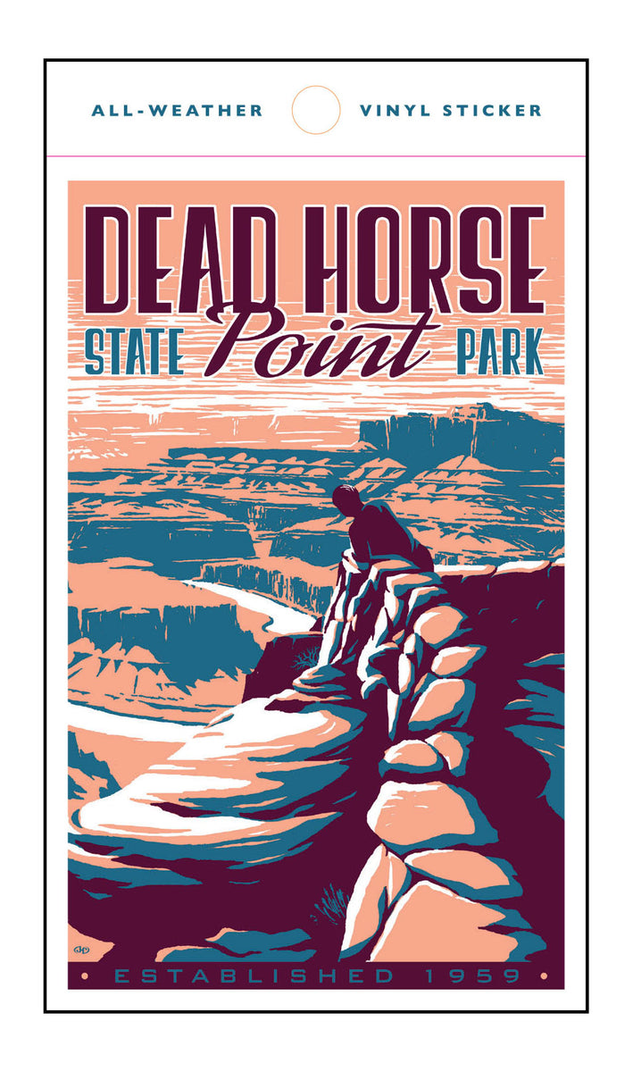 Dead Horse Point Vinyl Sticker | Scenic Hwys