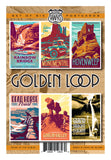 Golden Loop Postcard Set