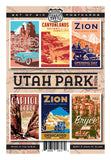 Utah Parks Tour Postcard Set