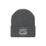 Gray beanie with Scenic Hwys logo embroidered on front