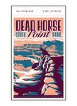 Illustration of tourist at Dead Horse State Park